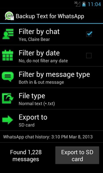 Backup Text for Whats - Preview 7