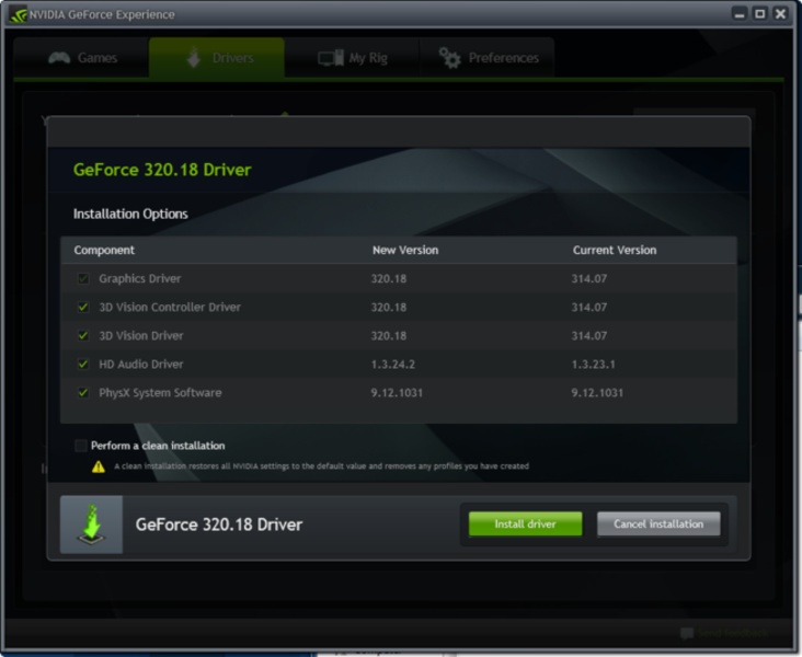 Descargar nvidia experience hot sale