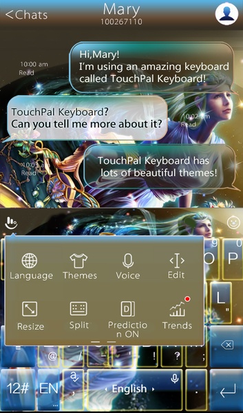 TouchPal SkinPack StarsLibra - Preview 3