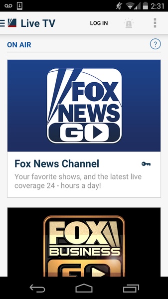 Fox news android discount tv