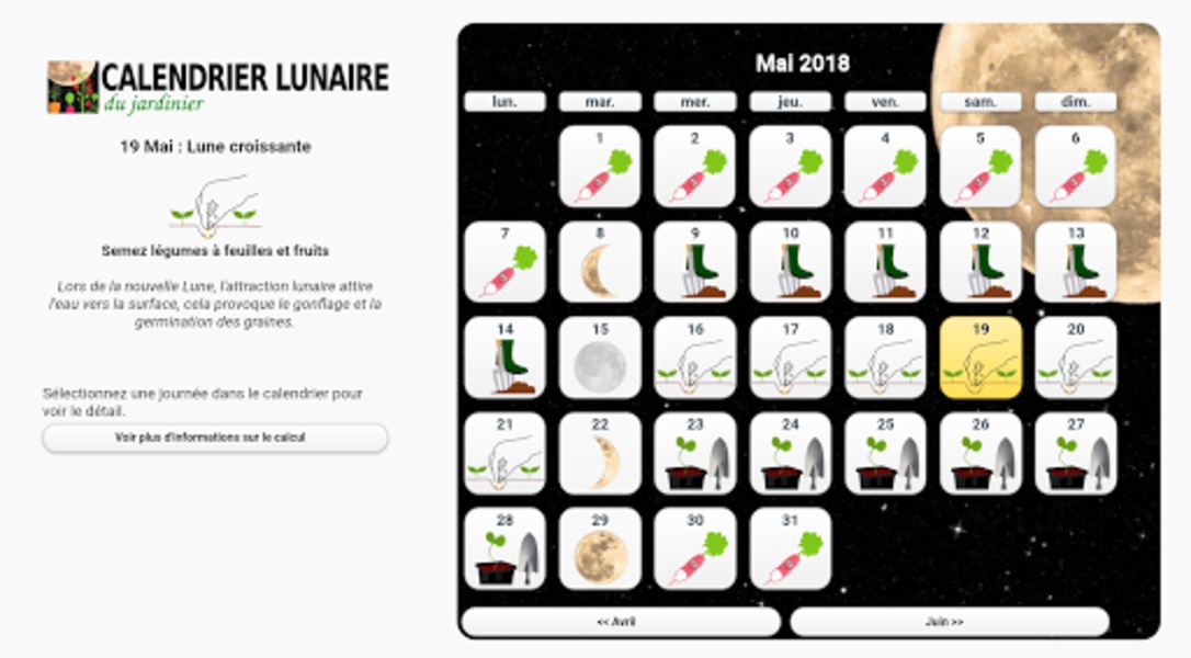 Calendrier lunaire du jardinier - Preview 2