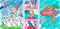 Girls Coloring book screenshot 17