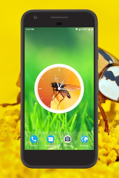 Insects Clock Live Wallpaper - Preview 2