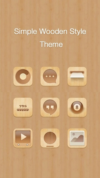 Simple Wooden Style Theme - Preview 2
