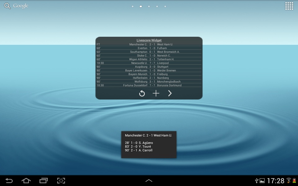 Livescore Widget - Preview 9