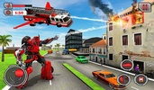 Firefighter Flying Robot Transform Fire Truck Sim screenshot 12