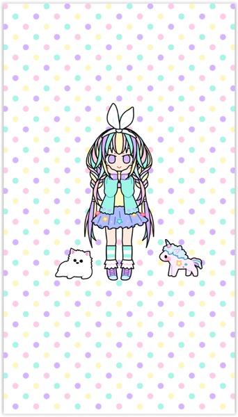 Pastel girl hotsell dress up