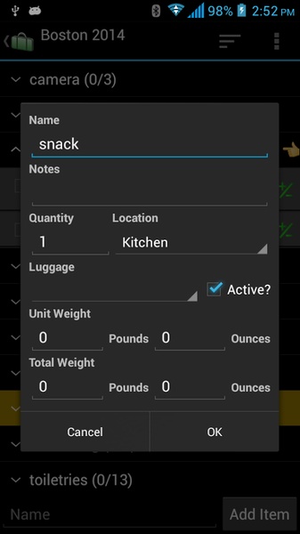 Packing List - Preview 2