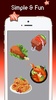 Food color by number : Pixel art coloring screenshot 6