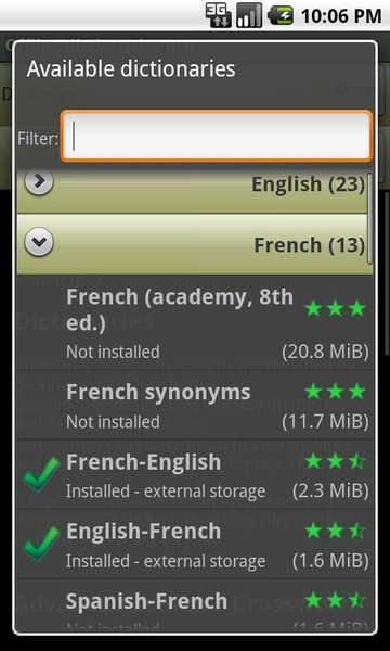 Dictionary Linguee for Android - Download the APK from Uptodown