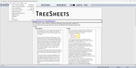 Treesheets screenshot 4