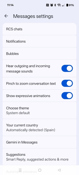 Android Messages - Preview 4
