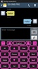 GO Keyboard Pink Glow screenshot 7
