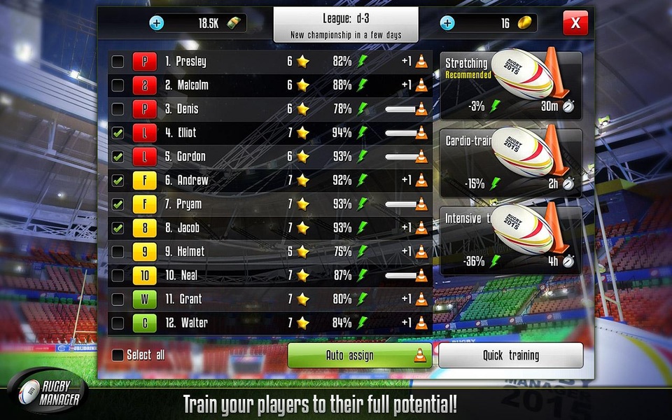 Rugby Manager - Preview 3