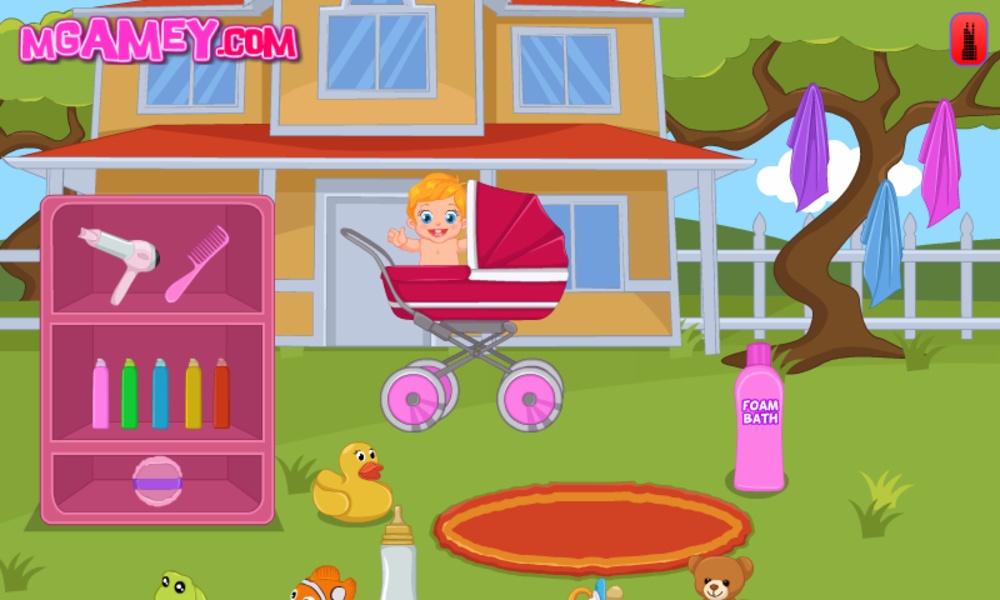 Baby Lizzie Outdoor Bathing - Preview 1