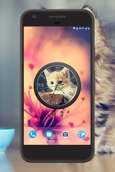 Kitten Clock Live Wallpaper - Preview 5