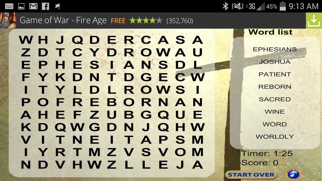 Bible Word Search - Preview 1