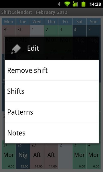 ShiftCalendar - Preview 4