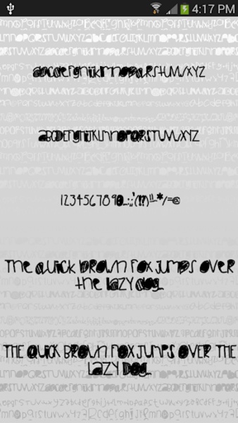 Silly Free Font Theme - Preview 2