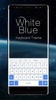 White Blue System Keyboard screenshot 3