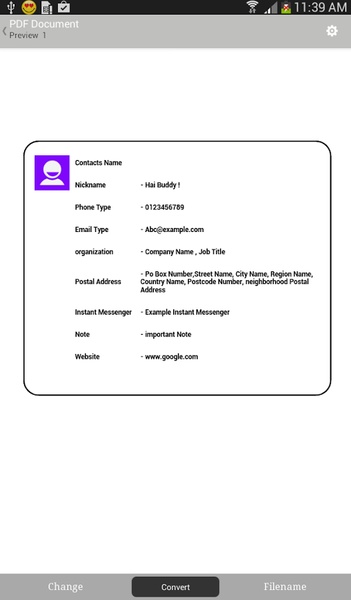 Contacts to Text - Preview 5