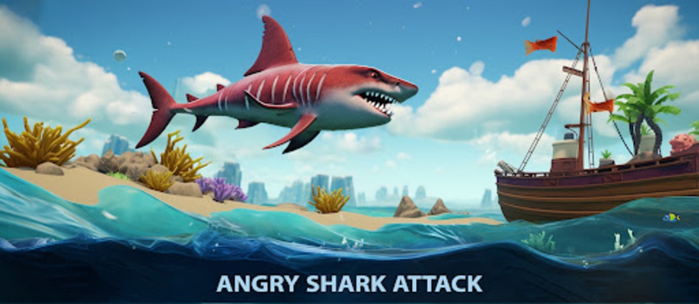 Скачать Angry White Shark Hunting Game 1.5 для Android | Uptodown.com