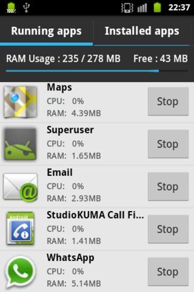 Droid Task Manager - Preview 3