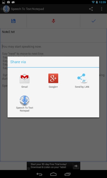 Speech To Text Notepad - Preview 4