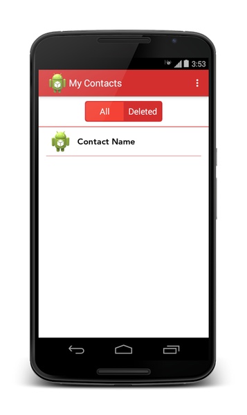 Deleted Contacts - Preview 2