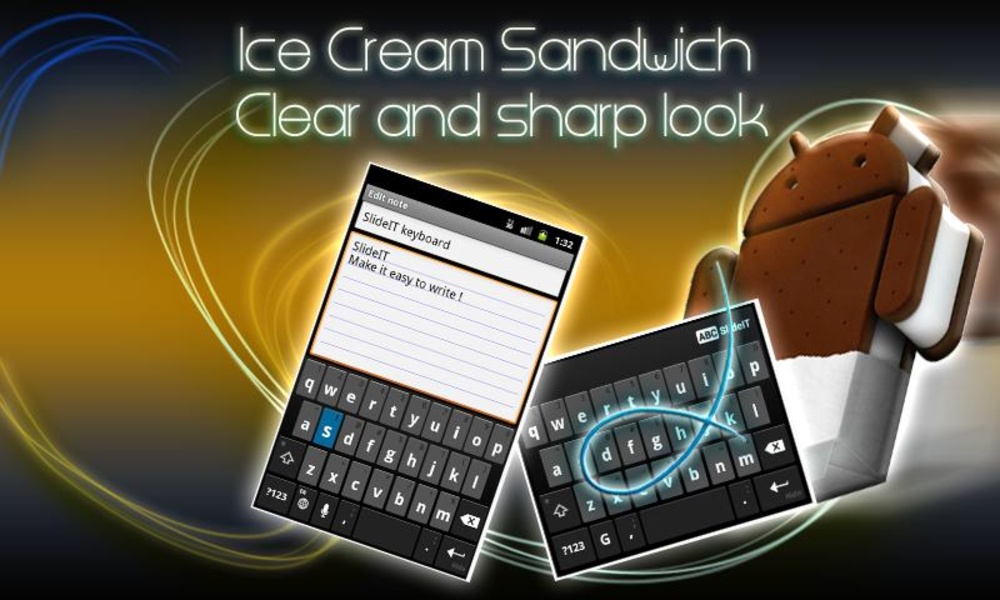 SlideIT Android ICS keyboard skin - Preview 4