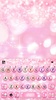 Girly Pink Pearl Keyboard Them screenshot 1