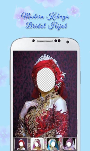 Modern Kebaya Bridal Hijab - Preview 6