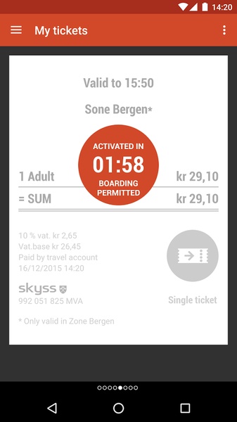 Skyss billett - Preview 3