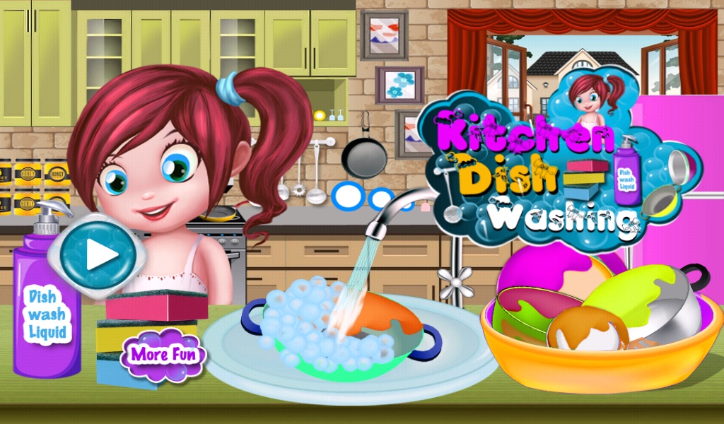 Kitchen Dish Washing - Preview 9