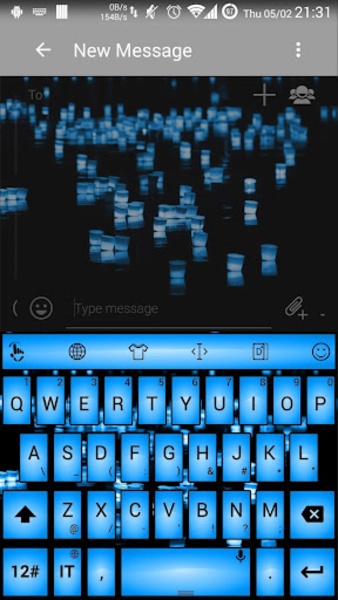 Theme x TouchPal Led Blue - Preview 7