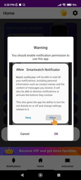 Smartwatch Notificator - Preview 2