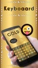 Gold Luxury Go Keyboard Theme screenshot 5