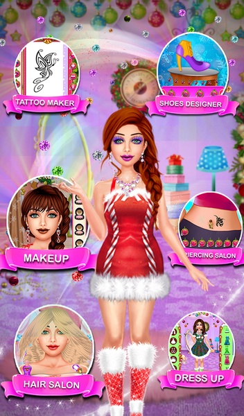 Christmas Makeup Dressup - Preview 1