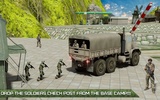 Army Truck Check Post Drive 3D screenshot 10