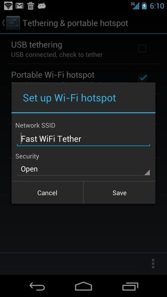 Fast WiFi Tether Free - Preview 1