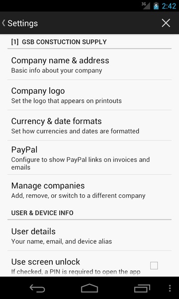 MobileBiz Lite - Preview 8