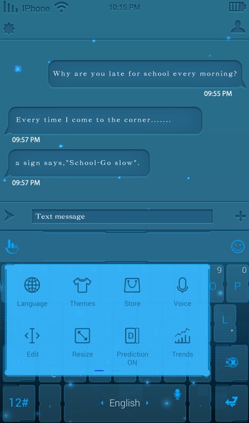 Light Of Science TouchPal Theme - Preview 4