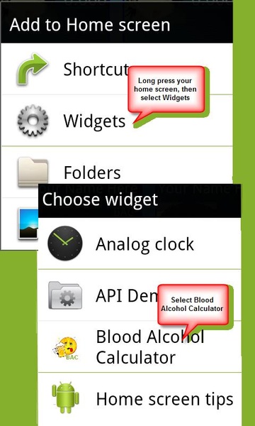 Blood Alcohol Calculator - Preview 3