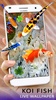 3D Koi Fish Live Wallpaper HD screenshot 10