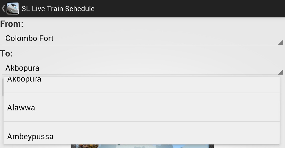 SL Live Train Schedule - Preview 3