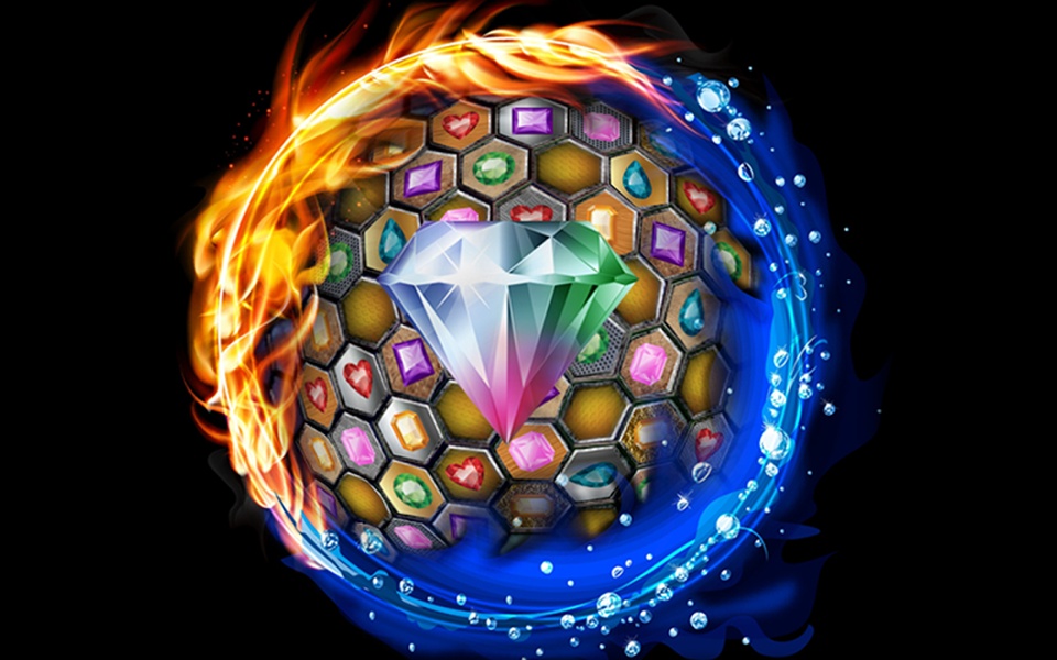 Jewels Blitz Gold Hexagon - Preview 10
