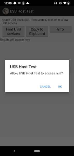 USB Host Test - Preview 2