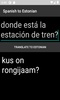 Spanish to Estonian Translator screenshot 1