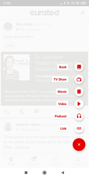 Curated - Save, share & discover quality content - Preview 9