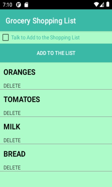 Grocery Shopping List - Preview 2